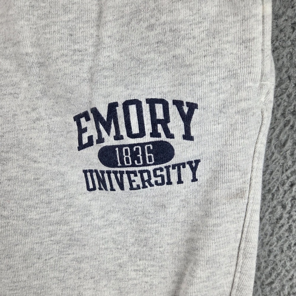 Emory University‎ Sweatpants Mens Medium Gray Champion Reverse Weave - Picture 4 of 15